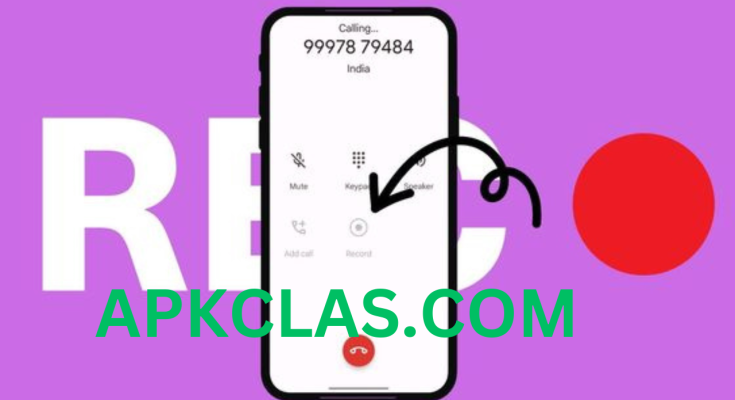 How to call recording app for android